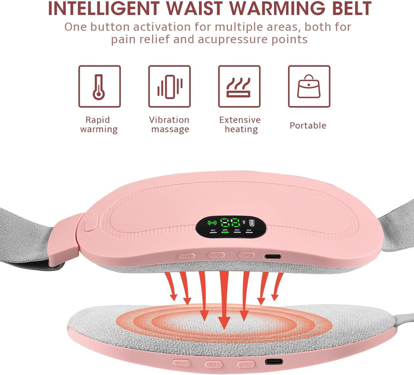 Period Cramp Comfort – Heating Pad & Massager